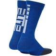 thumbnail image 2 of Nike Elite Basketball Crew Boys Socks Size M, Color: Royal Blue/White, 2 of 2