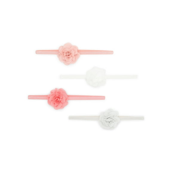Carter's Child of Mine Baby Girl Flower Head Wrap, 4-Pack