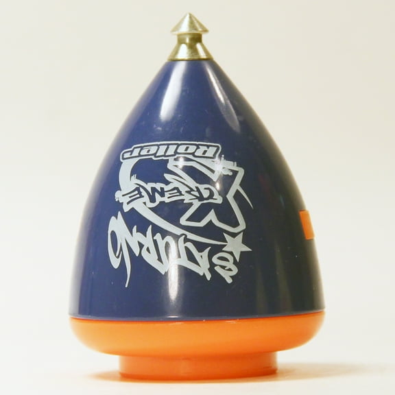 Trompos Space SL Spin Top Saturno Xtreme Roller - Bearing Tip SpinTop - (Blue Orange)