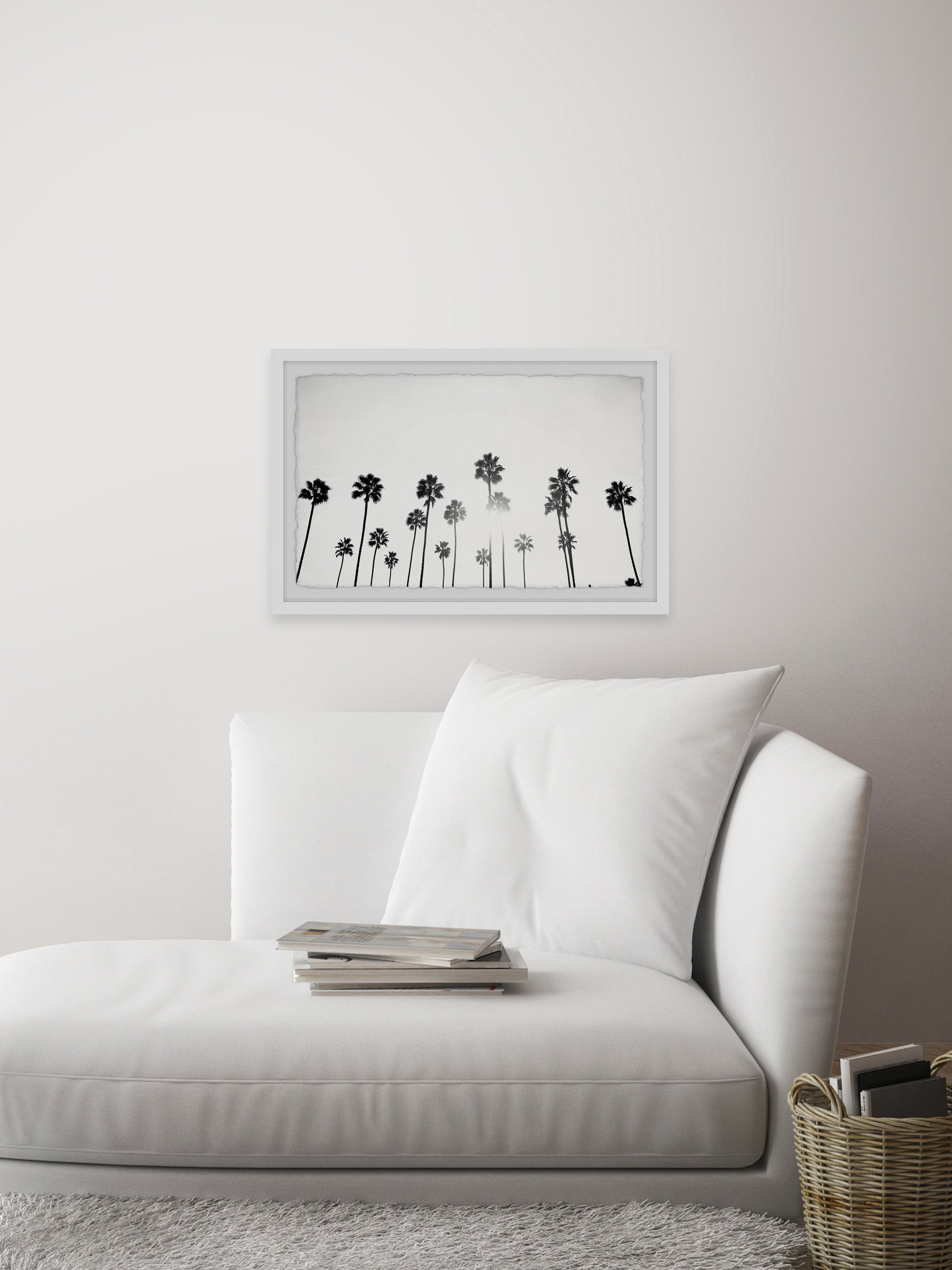 Marmont Hill Mass of Palm Trees Framed Wall Art, 12" x 18"