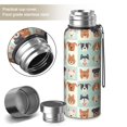 thumbnail image 2 of 20 Oz Lovely Dog Breeds Coffee Tumbler Double Wall Insulated Stainless Steel Water Bottle | Metal Reusable Thermoses Flask with Cup Cap | Leak & Sweat Proof with Anti-Dust Lid, 2 of 7