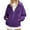 G-Purple2183, variant on VNKIDY Heavyweight Plus Size Long Sleeve Jackets Women Windproof Outdoor Hiking Coats With Hood Durable Workwear Fashionable Loose Fit All Season Casual Wear Solid Color Relaxed Fit Daliywear
