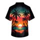 thumbnail image 3 of Men's Short Sleeve V-Neck Summer Print Chest Pocket Care Worker Top S, 3 of 3