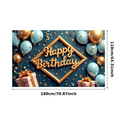 thumbnail image 5 of Decorative Design Happy Birthday Banner Party Decoration Balloon Decoration for Birthday Party Celebration Event Decoration, 5 of 7