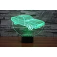 thumbnail image 5 of YSITIAN Cool Car 3D Illusion LED Night Light Colorful Acrylic Table Lamp for Party Kids Toys Home Deco Bar Lamp H1116-150, 5 of 7