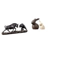 thumbnail image 1 of Conjunto Moderno De Esculturas De Animales Feng Shui Con Estatuas De Toro, Oso, Vaca Y Conejo De Porcelana Y Cerámica Para Escritorio, Gabinete, Decoración De Jardín Y Regalos., 1 of 8