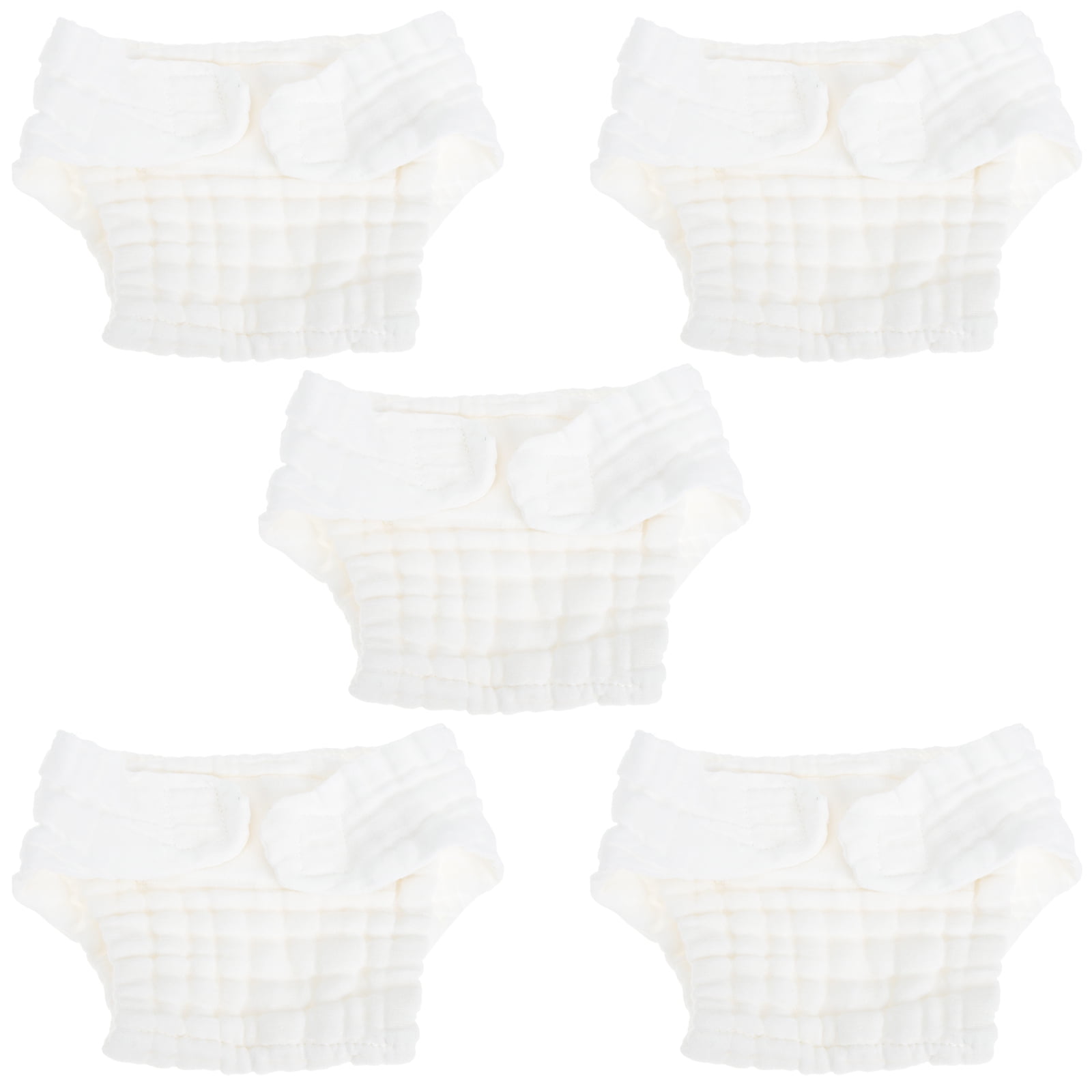 Dytern cloth diapers 5Pcs Cloth Washable Reusable Cotton Newborn,14.57"X10.63"X0.2"