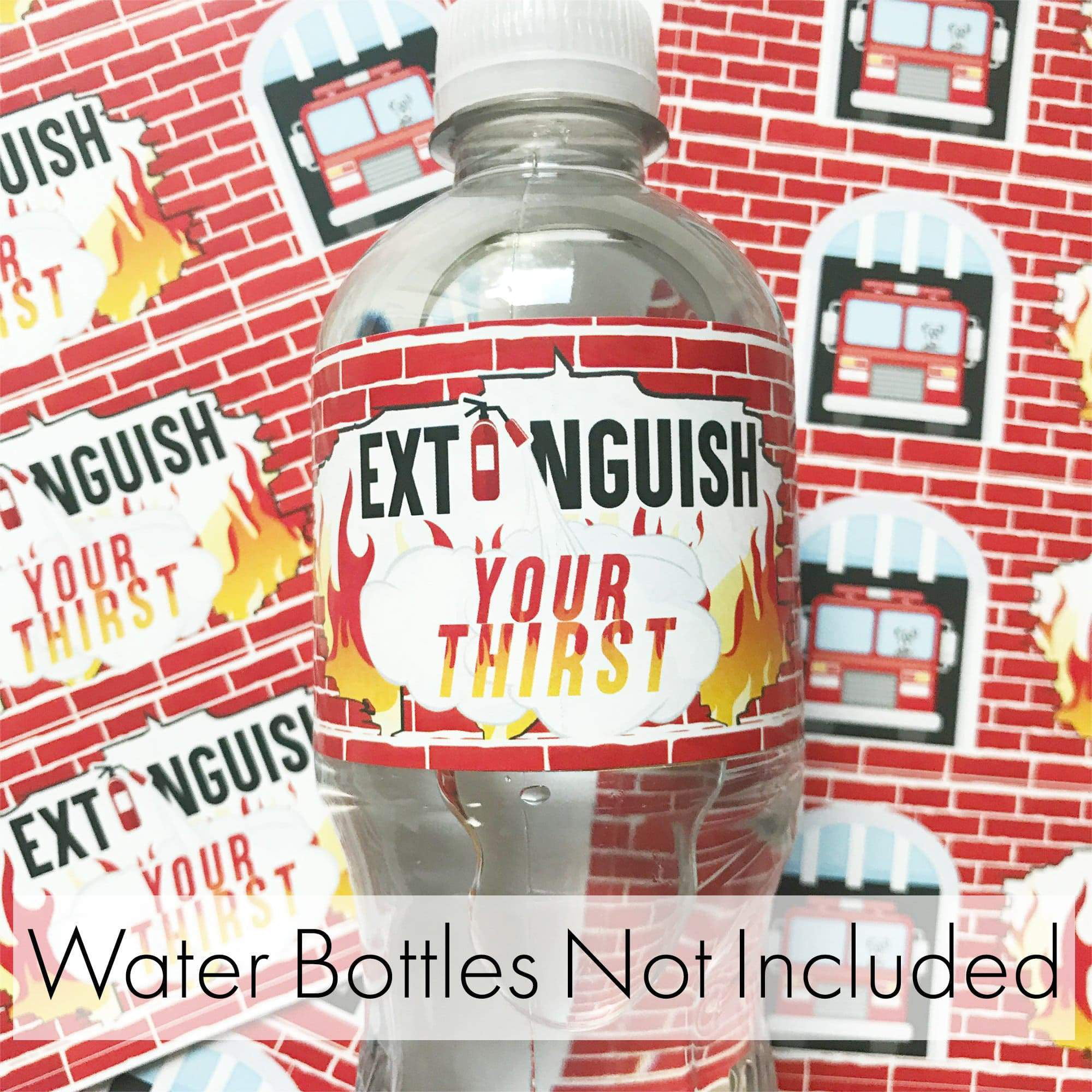 Fire Extinguisher water bottle Extinguish your thirst! 