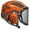 Orange/Grey, variant on Pfanner Protos Integral Arborist Helmet - Orange/Grey