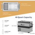 thumbnail image 5 of Alpicool CF45 Portable Refrigerator, Gray, 27.20" x 13.60" x 18.20", 5 of 7