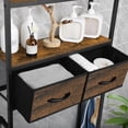 Over The Toilet Storage Cabinet with Fabric Drawers Bathroom Storage Over Toilet Fit Most ...