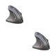 thumbnail image 3 of Cateissary Ratón de ordenador ergonómico inalámbrico Vertical rojo 1600DPI botón óptico 6D Gamer Mause ratón de ordenador portátil Vertical para Gris 2piezas, 3 of 6
