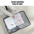thumbnail image 6 of Travel Clothing Storage Bags - Portable Luggage Organizers, Zippered Underwear & Garment Bags, Durable Foldable Travel Organizers for Suitcases, Space-Saving Travel Essentials, Blue, S, 6 of 6