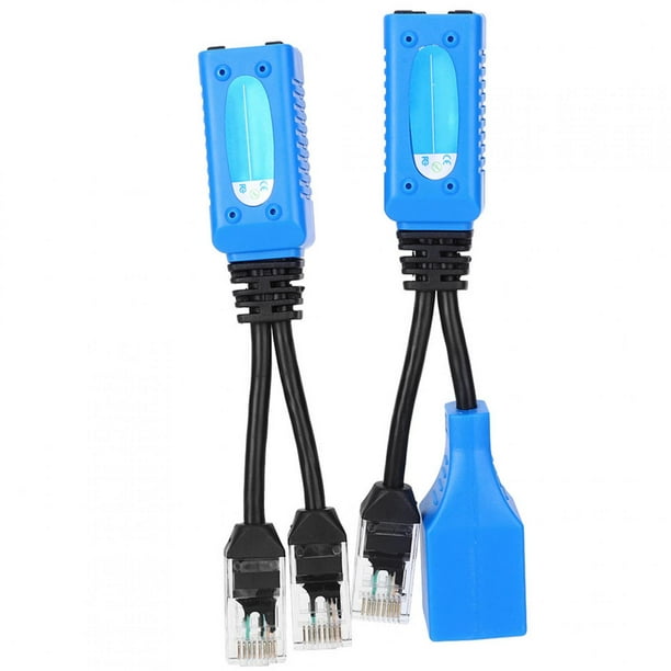 Cable POE, 2 piezas, divisor, combinador RJ45, conectores de cable POE, divisor combinador POE de alta capacidad