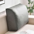 thumbnail image 2 of Extra Thick Wedge Back Cushion for Sofa and Bed, Orthopedic Lumbar Support Pillow with Removable Cover, Reading Headboard Pillow for Living Room, Waist Neck Back Pain Relief Comfort, 2 of 4