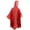 Red, variant on DFEK Disposable Rain Poncho For Adults Lightweight Emergency Cloak Outdoor Festival Camping Hiking Travel Use Clear A