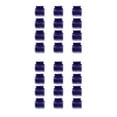 thumbnail image 1 of pitrice 1/2/3 12pcs Salon Chaud Rouleau Colorant Perm Isolation Clips Pinces Multi-Dentées Outils de Coiffure Imperméables Accessoires de Cheveux Violet 2PCS, 1 of 6