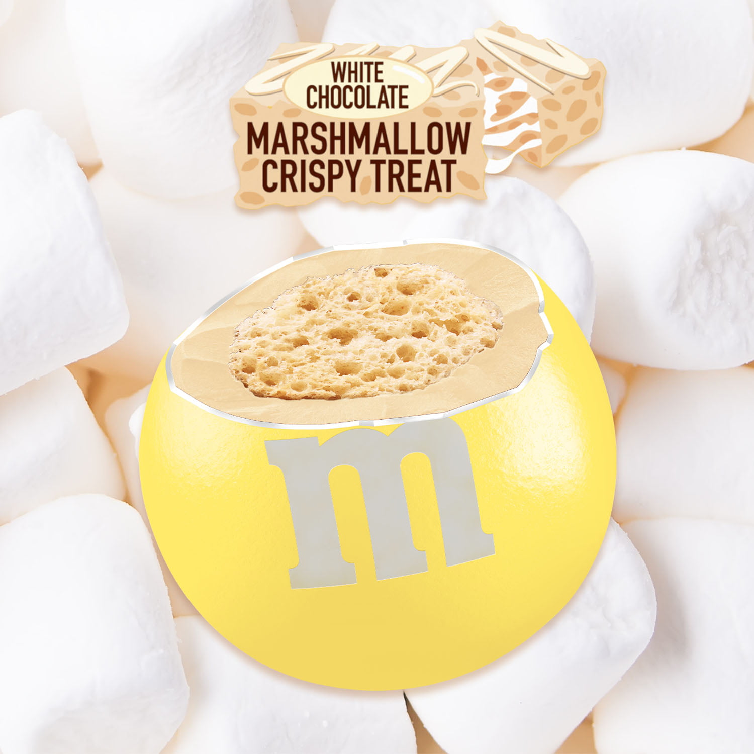 REVIEW: White Chocolate Marshmallow Crispy Treat M&M's - The