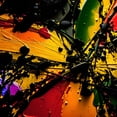 thumbnail image 2 of Vibrant Chaos - Abstract Expressionism Canvas Wall Art, 2 of 2