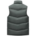 thumbnail image 5 of Mifsaly Mens Warm Puffer Vests Padded Zip Up Stand Collar Quilted Vest Fall Winter Daily Going Out Sports Travel Casual Outfits with Zipper Pockets, 5 of 9