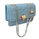 thumbnail image 2 of Bolso de hombro para mujer con hebilla de corazón, elegante y versátil bolso azul para quienes buscan estilo en verano, 2 of 8