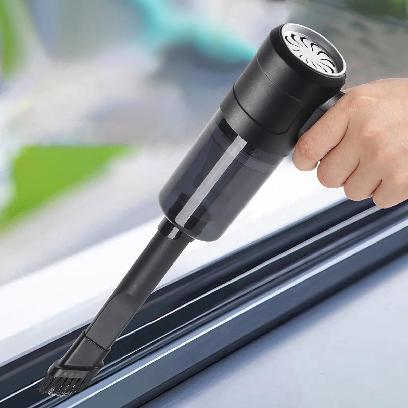 ddioayh 1PC Cordless Car Vacuum Cleaner, Brushless Motor High-Power Rechargeable Handheld Dust Cleaner with Blower Function for Auto Home Use Portable Car Accessories