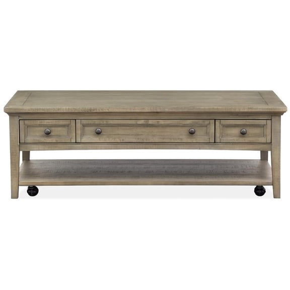 Magnussen T4805 Paxton Place Rectangular Cocktail Table w/Casters