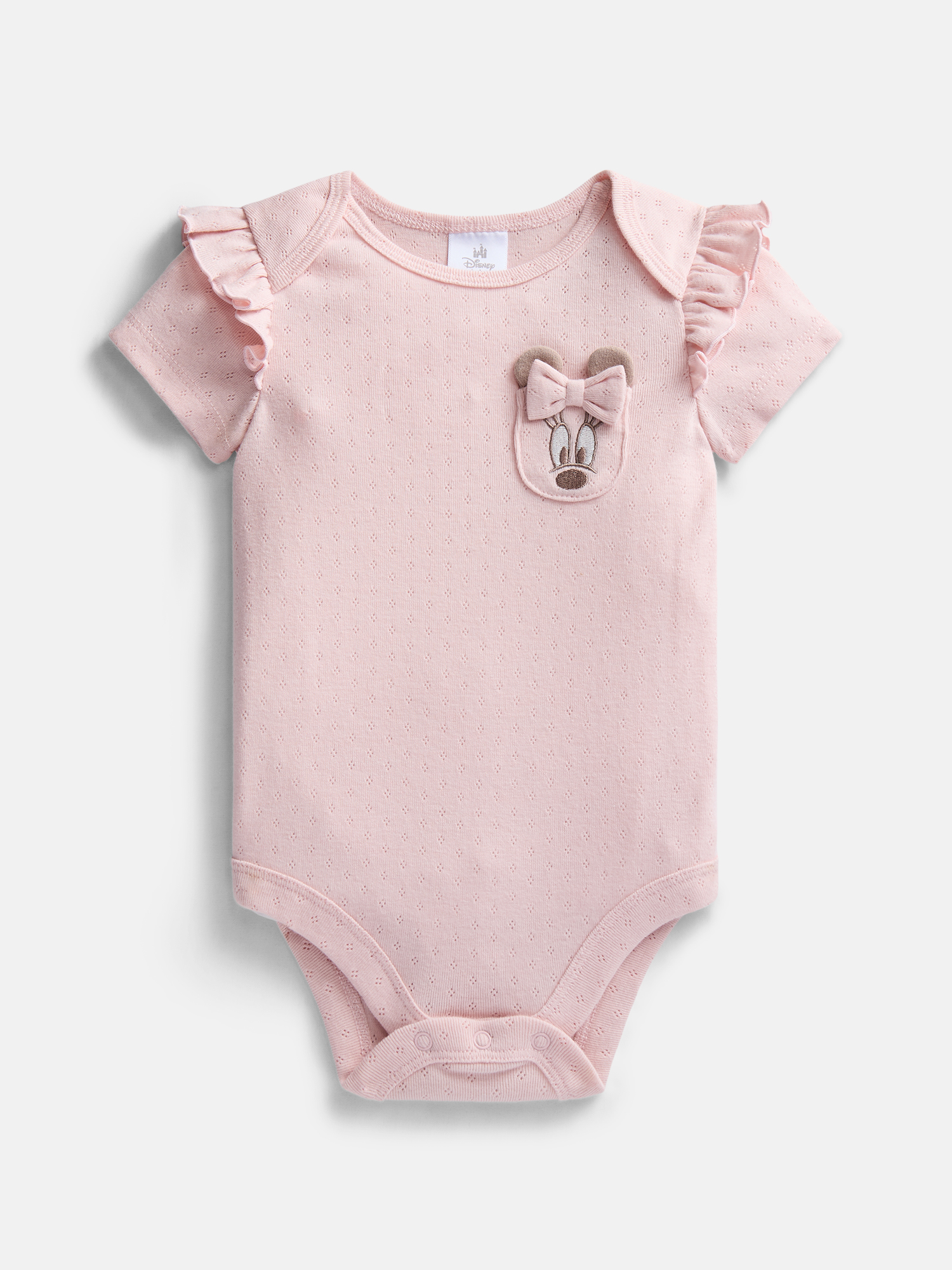 Disney Baby Minnie Mouse Short Sleeve Bodysuits, 3-Pack photo 8