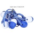 thumbnail image 2 of 16.4ft Swimming Pool Safety Divider Rope Float Buoy Line Accessory, Divide Area Float Buoy for Shallow Water Spa Swimming Pool, 2 of 9