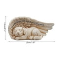 thumbnail image 5 of ✪ Dog Angel Pet Memorial Grave Marker Statue Resin to Commemorate the Lost Pets for Garden Tombstones Lawn Decoration, 5 of 10