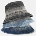 thumbnail image 5 of CoCopeaunt Unisex Denim Bucket Hat Retro Sun Hat Sun Protection Soft Wide Brim Fisherman Hat Caps for Women Men 2023, 5 of 5
