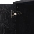 thumbnail image 7 of Naomi Home Wooden Office File Storage Cabinet with Wheels, Distressed Black, 1 Unit, 7 of 7