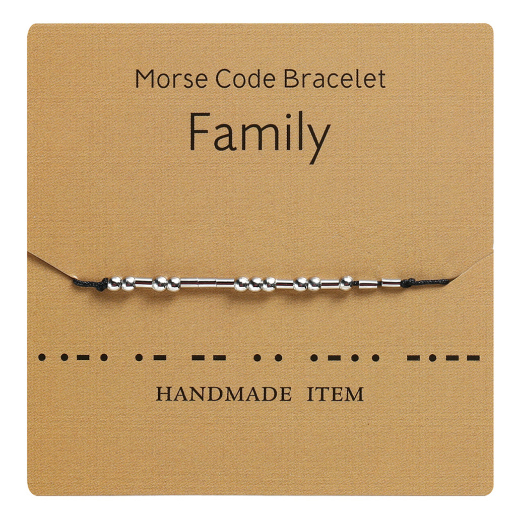 Spring Summer Colorful Morse Code Bracelet for Her Best Friend Gift Secret Code Bracelet Morse Code Jewelry Dainty Beaded Bracelet