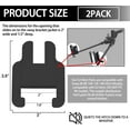(2Pack) Sway Bracket Jacket Weight Distribution Hitch Parts Compatible
