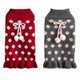 thumbnail image 1 of Suéter para perro, ropa cálida de invierno para perro, suéter navideño, jersey rojo corazón + gris, código S, 1 of 6