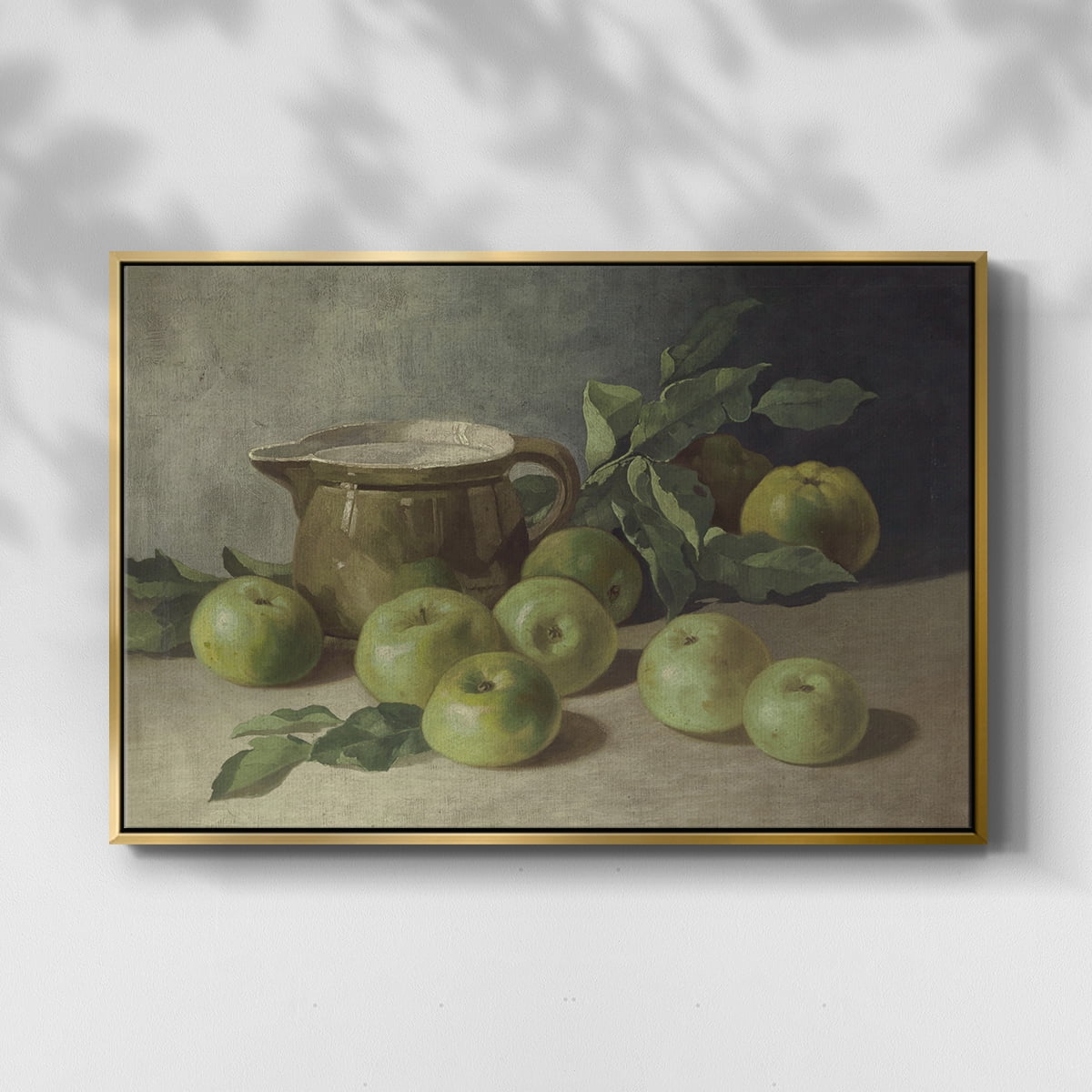 Vintage Botanical Print-LXXXVI By Wexford Home Framed in Gold Wood Gallery Wrapped Canvas 17 in. x 25 in.