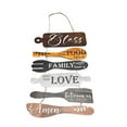 thumbnail image 2 of Food Before Us Kitchen Wall Decor, Rustic Wooden Signs Set of 6 with Hanging Cord, Neutral Wall Art for Dining Room, Farmhouse Home Decor, Easy to Install Gift Idea,A, 2 of 5