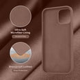 thumbnail image 4 of Designed for iPhone 12 Pro Case, Silicone Shockproof Phone Case with [Soft Anti-Scratch Microfiber Lining] 6.1 inch, 4 of 7