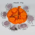 thumbnail image 2 of Halloween Silicone Mold with Pumpkin Ghost Skeleton Bat Witch Hat Web Shapes, 7 Cavity Non-Stick Chocolate Candy Mould, Multipurpose DIY Casting Mold for Epoxy Resin Soap Plaster Halloween Decor, 2 of 8