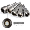thumbnail image 5 of Precision Metric Hex Shank Nut Driver Set, Magnetic Nut Driver Bits With 1/4 Inch Hex Shank For Professional And Private Use, 5 of 5