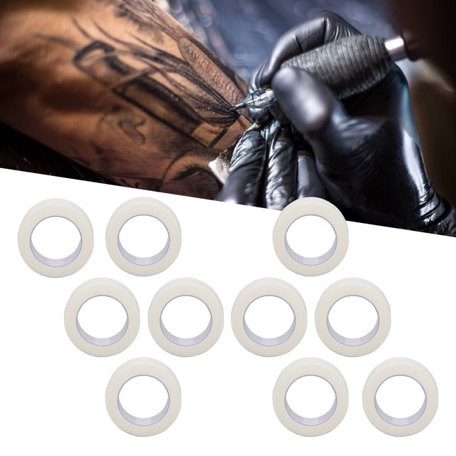 Cinta no tejida protege las heridas Cinta de enfermería Unión completa Proporciona una capa protectora Fácil de rasgar para tatuadores para ANGGREK Otros