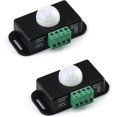 thumbnail image 1 of Body Infrared Light Switch, 12v/24v Pir Motion Sensor Switch For Led Light Strip Automatic, 2 Pack, 1 of 5