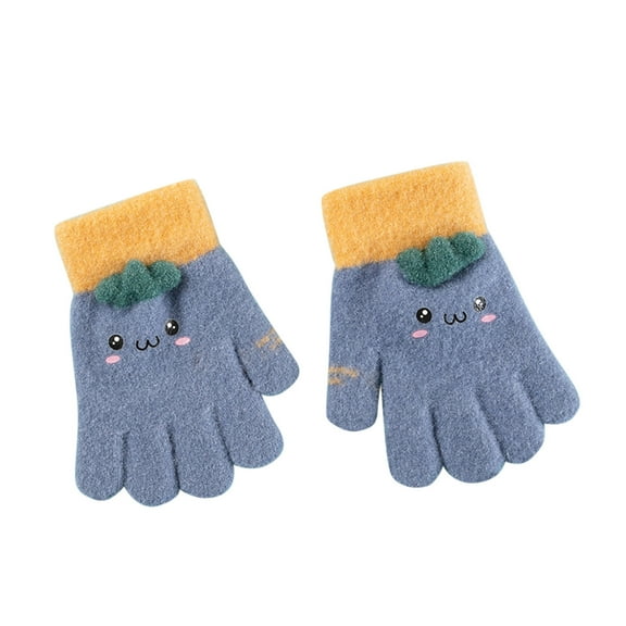 Yanyanz Gloves Mittens, Baby Boys Mittens Toddler Gloves Gloves Snow Toddler Mittens Winter Winter for Kids for Girls Gloves, Gloves Blue One Size