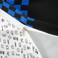 thumbnail image 4 of Meiyoeat Checkerboard Pattern Twin Duvet Cover for Adults,Classic Chess Print Twin Bedding,Blue Black,2Pcs,No Comforter, 4 of 6