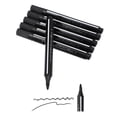 thumbnail image 1 of Uxcell Colored Markers Black 6 Pack Washable Coloring Markers Water Color Pens, 1 of 6