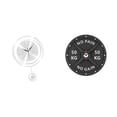 thumbnail image 1 of Reloj De Pared Acrílico Con Números Arábigos, Ligero, Silencioso, Decorativo, Grande, 3D, Para Gimnasio, Cocina, Estudio, Granja, Hogar, Culturismo, Levantamiento De Pesas., 1 of 8