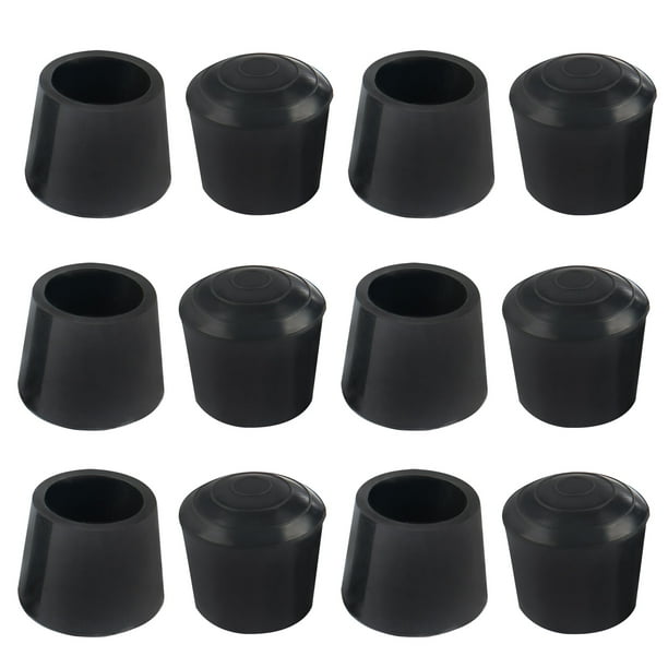Round Rubber Leg Cap End Tips Pads Furniture Table Feet Cover Floor