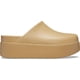 thumbnail image 5 of Zuecos Crocs Dylan Plataforma Trigo para Mujer Talla 11 M, 5 of 7