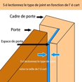 thumbnail image 3 of ZHAOCHENG Ineasicer - Aislamiento térmico y acústico para puertas y ventanas, caucho tipo D, tira autoadhesiva de TPE, sello de entrada (15 m, negro), 3 of 4