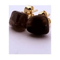thumbnail image 6 of Natural Smoky Quartz Gold Stud Earrings NSQGSE2, 6 of 7